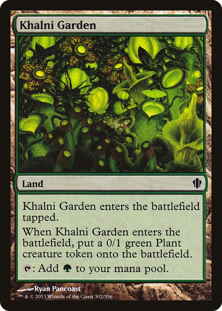Khalni Garden — Commander 2013 — Magic: The Gathering
