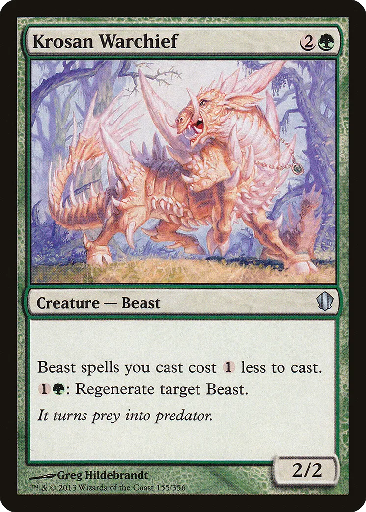 Chef de guerre krosian — Commander 2013 — Magic: The Gathering