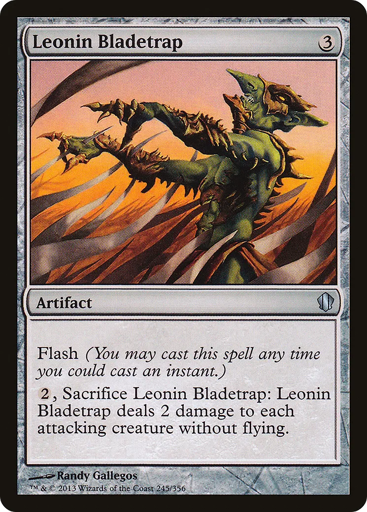 Leonin Bladetrap — Commander 2013 — Magic: The Gathering
