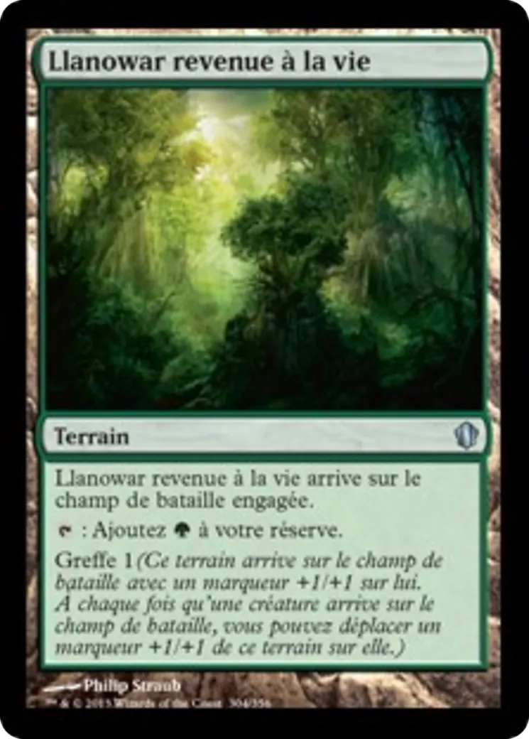 Llanowar revenue à la vie — Commander 2013 — Magic: The Gathering