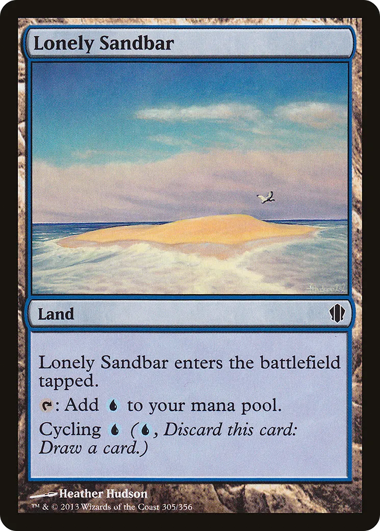 Lonely Sandbar — Commander 2013 — Magic: The Gathering