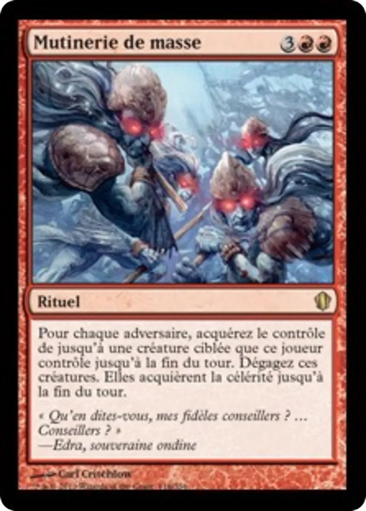 Mutinerie de masse — Commander 2013 — Magic: The Gathering