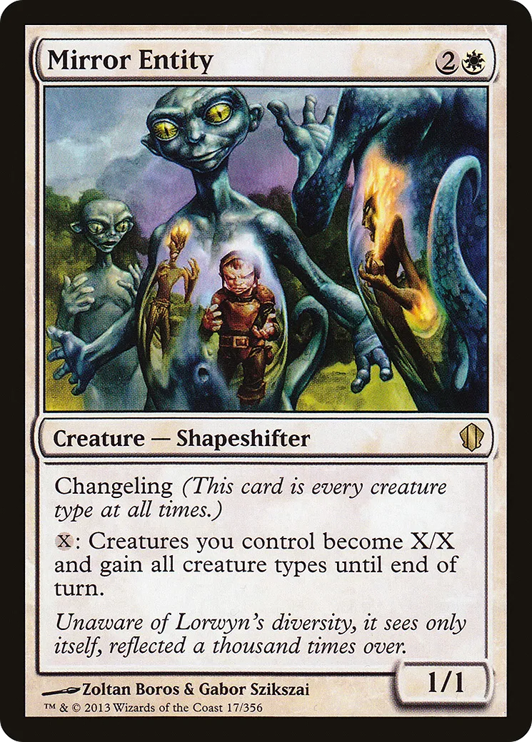 Mirror Entity — Commander 2013 — Magic: The Gathering