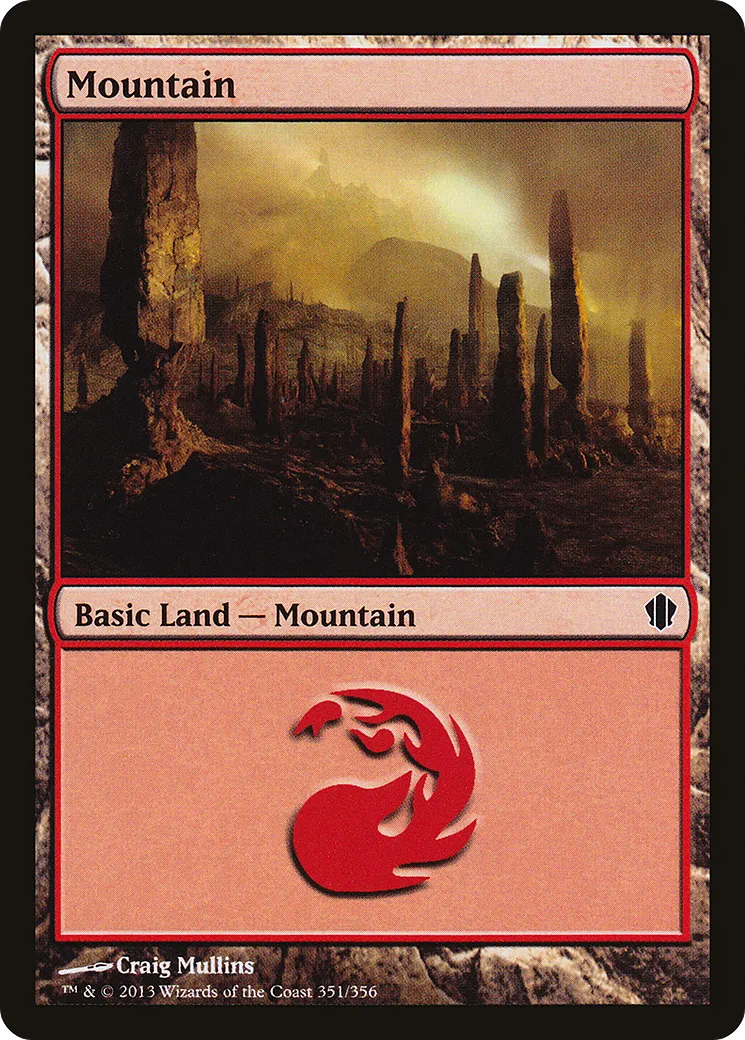 Mountain — Commander 2013 — Magic: The Gathering