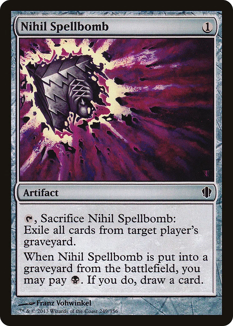 Nihil Spellbomb — Commander 2013 — Magic: The Gathering