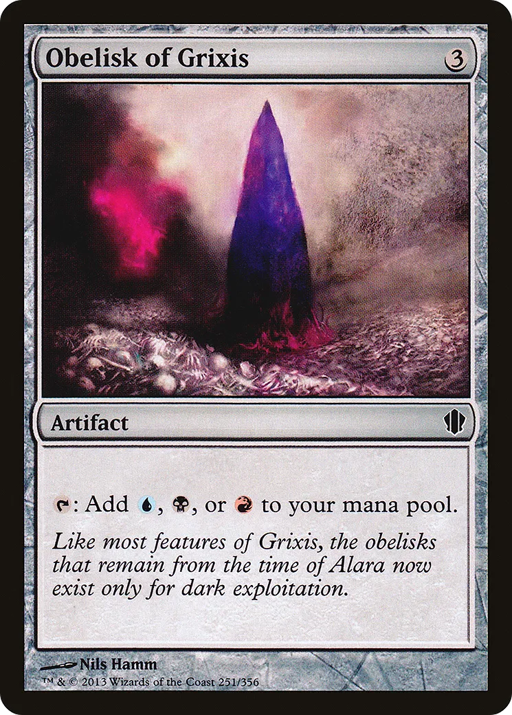 Obelisk of Grixis — Commander 2013 — Magic: The Gathering