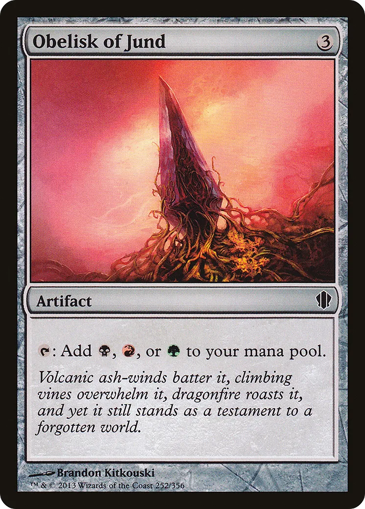 Obelisk of Jund — Commander 2013 — Magic: The Gathering