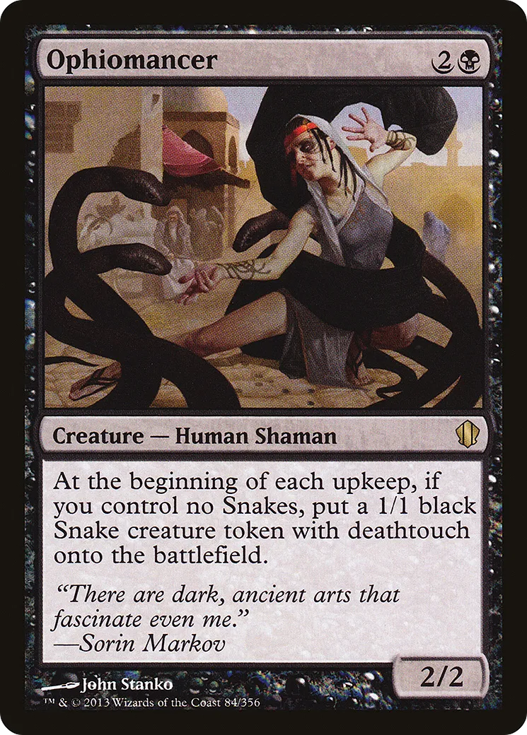 Ophiomancer — Commander 2013 — Magic: The Gathering