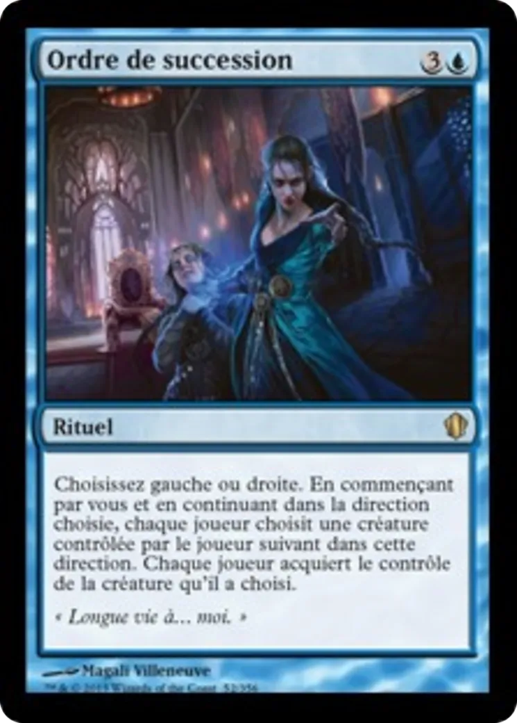 Ordre de succession — Commander 2013 — Magic: The Gathering