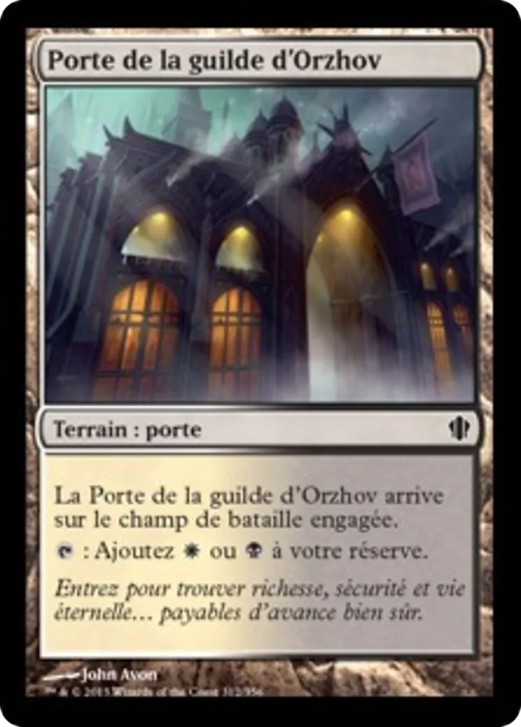Porte de la guilde d'Orzhov — Commander 2013 — Magic: The Gathering
