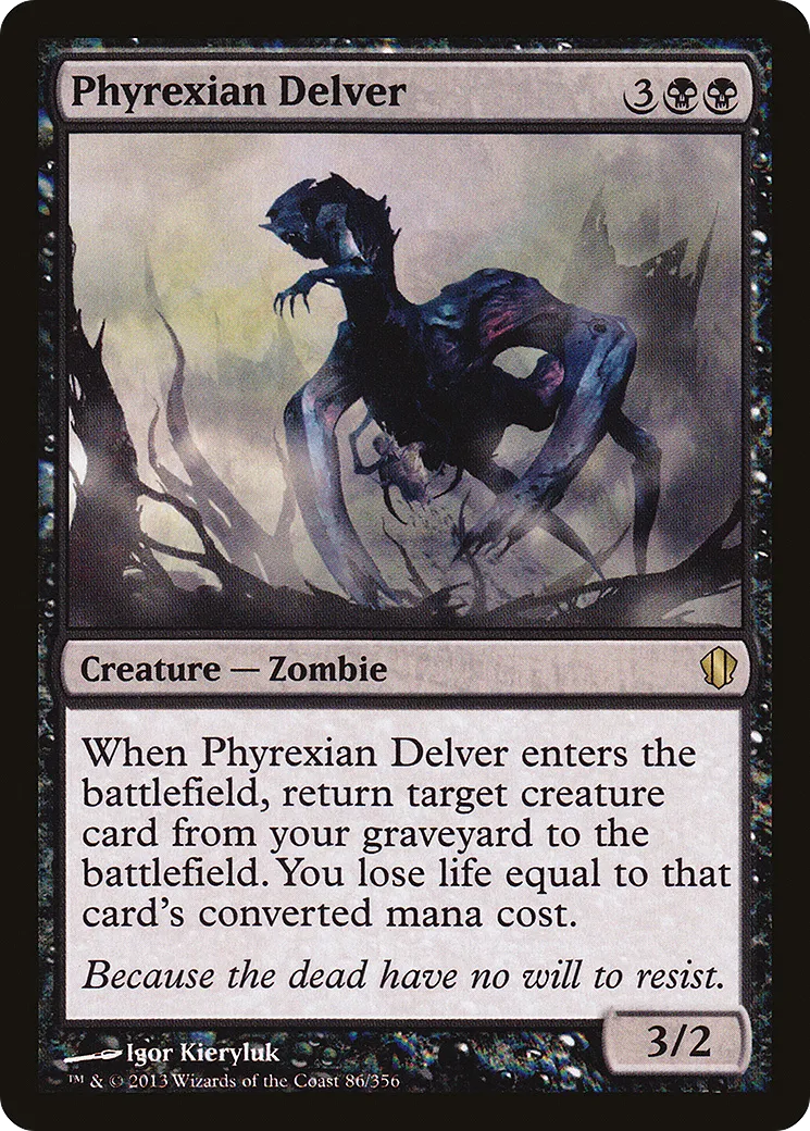 Phyrexian Delver — Commander 2013 — Magic: The Gathering