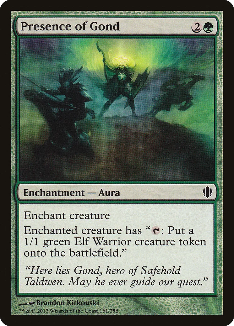 Presence of Gond — Commander 2013 — Magic: The Gathering