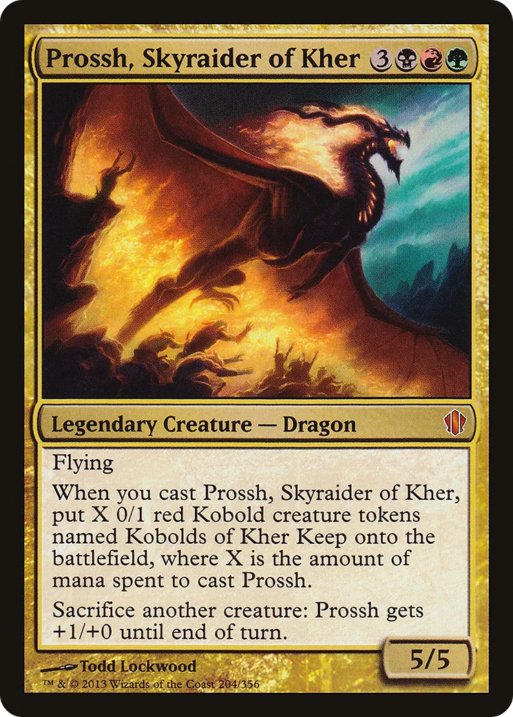 Prossh, Skyraider of Kher — Commander 2013 — Magic: The Gathering