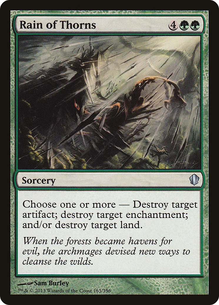 Rain of Thorns — Commander 2013 — Magic: The Gathering