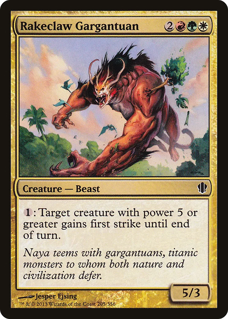 Rakeclaw Gargantuan — Commander 2013 — Magic: The Gathering