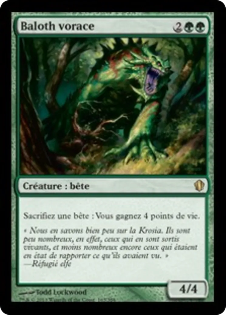 Baloth vorace — Commander 2013 — Magic: The Gathering