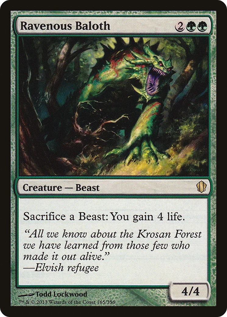 Ravenous Baloth — Commander 2013 — Magic: The Gathering