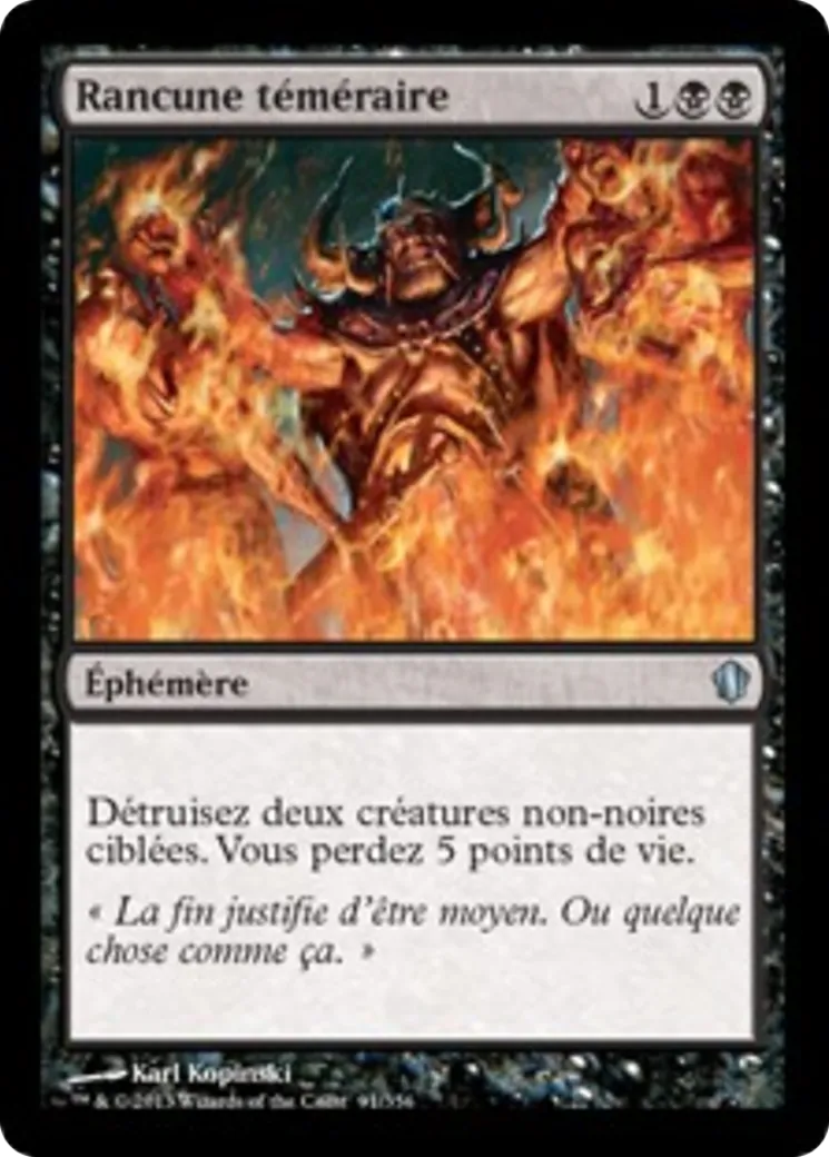 Rancune téméraire — Commander 2013 — Magic: The Gathering