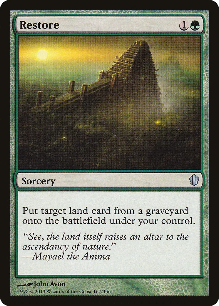 Restore from Commander 2013 - Magic: The Gathering