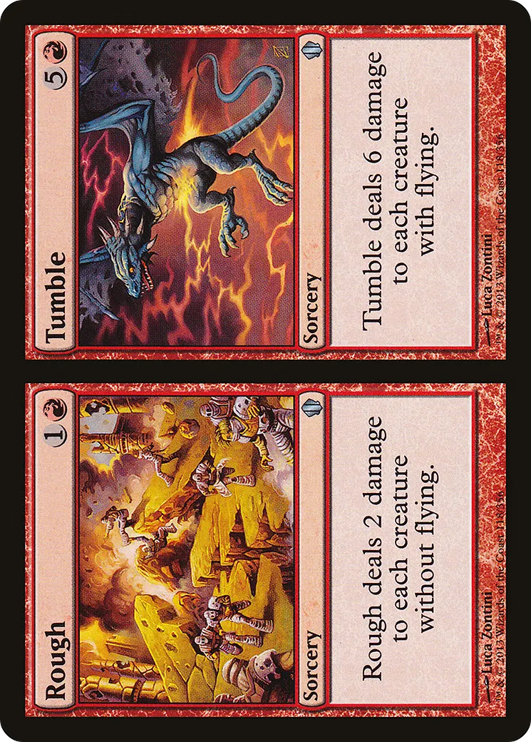 Rough // Tumble — Commander 2013 — Magic: The Gathering