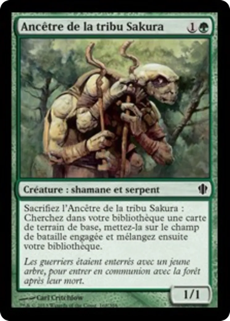 Ancêtre de la tribu Sakura — Commander 2013 — Magic: The Gathering