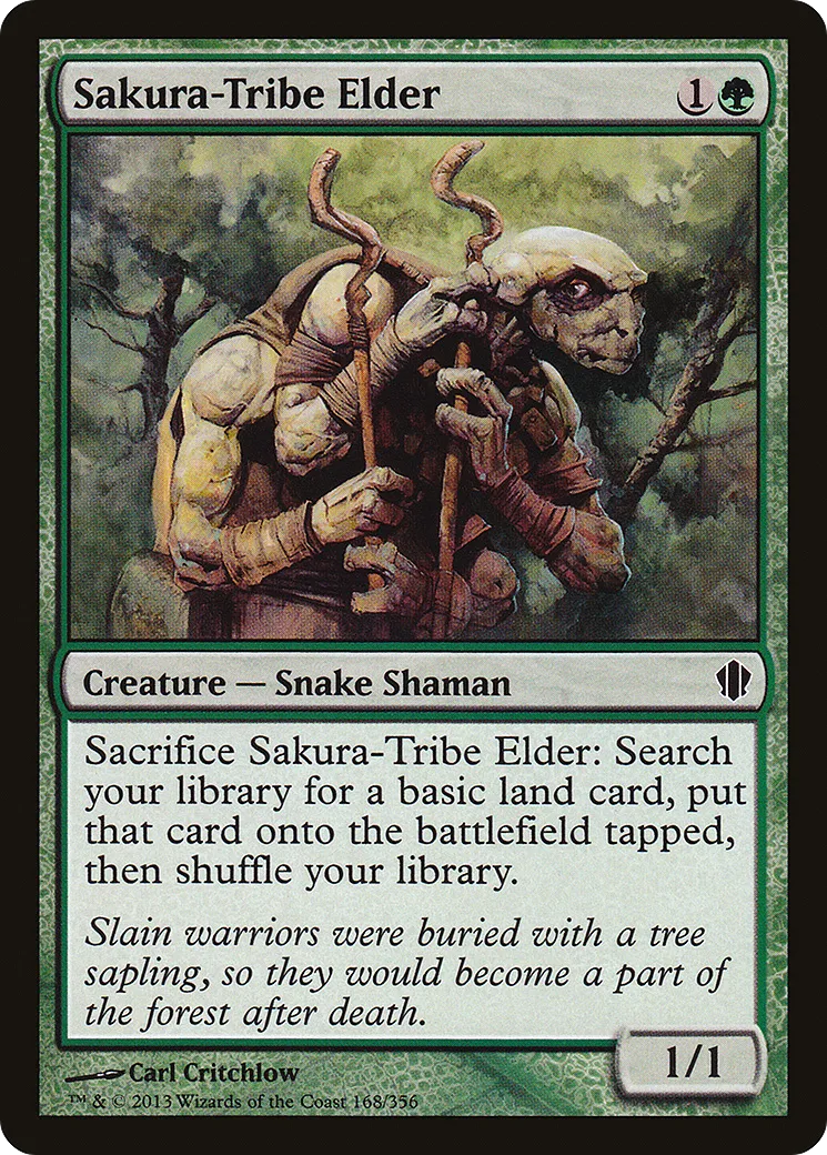 Sakura-Tribe Elder — Commander 2013 — Magic: The Gathering