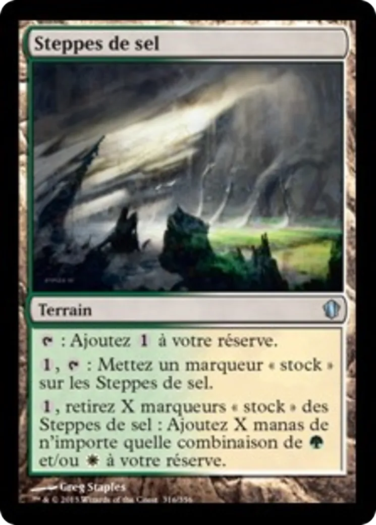 Steppes de sel — Commander 2013 — Magic: The Gathering