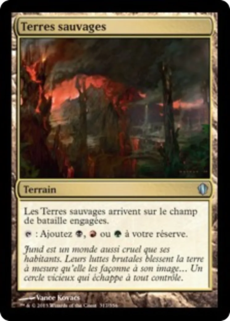Terres sauvages — Commander 2013 — Magic: The Gathering