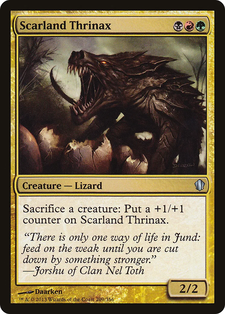 Scarland Thrinax — Commander 2013 — Magic: The Gathering