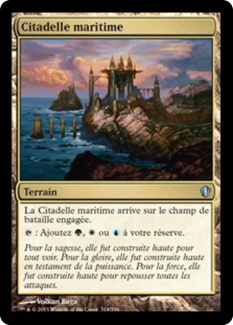 Citadelle maritime — Commander 2013 — Magic: The Gathering