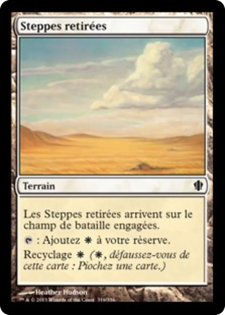Steppes retirées — Commander 2013 — Magic: The Gathering