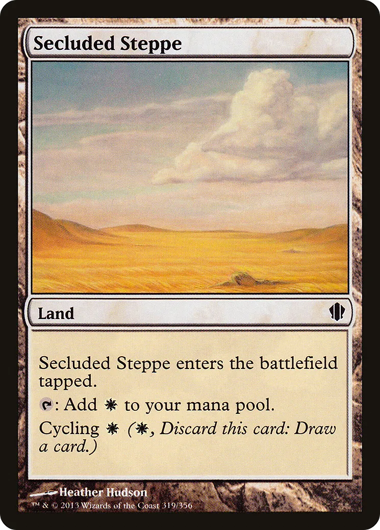 Steppes retirées — Commander 2013 — Magic: The Gathering