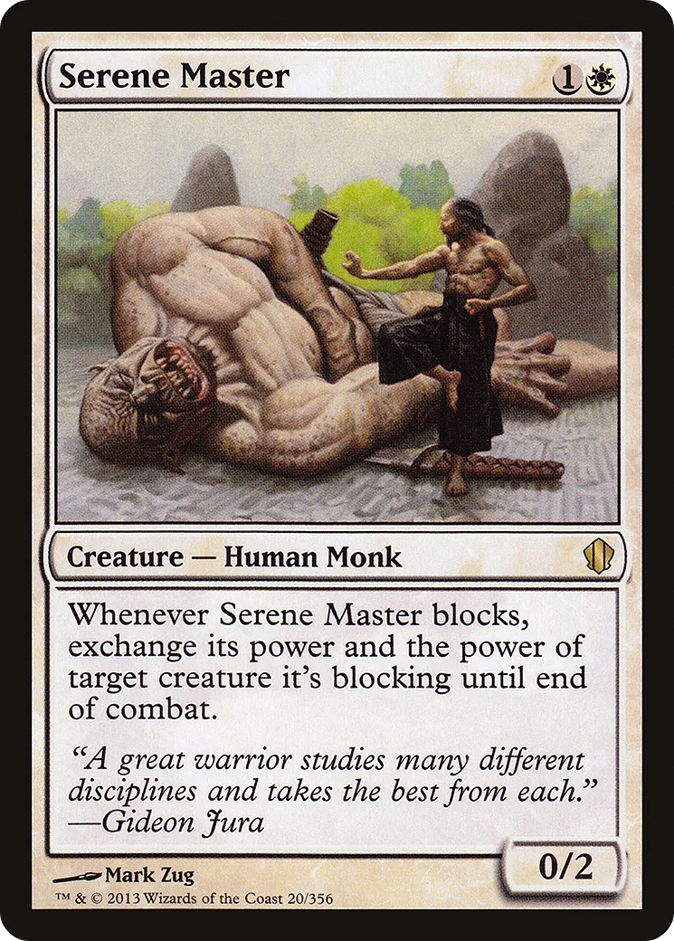 Serene Master — Commander 2013 — Magic: The Gathering