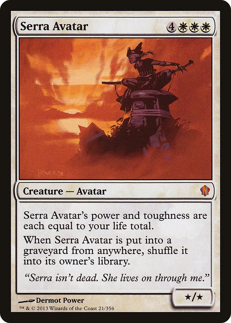 Serra Avatar — Commander 2013 — Magic: The Gathering