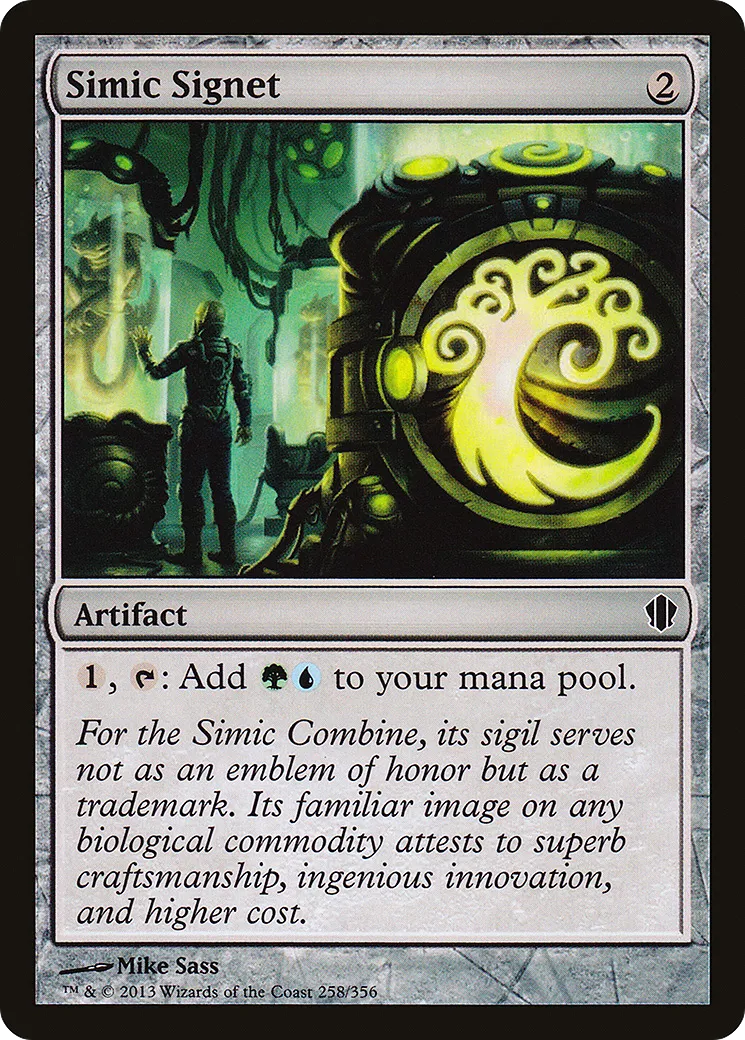 Simic Signet — Commander 2013 — Magic: The Gathering