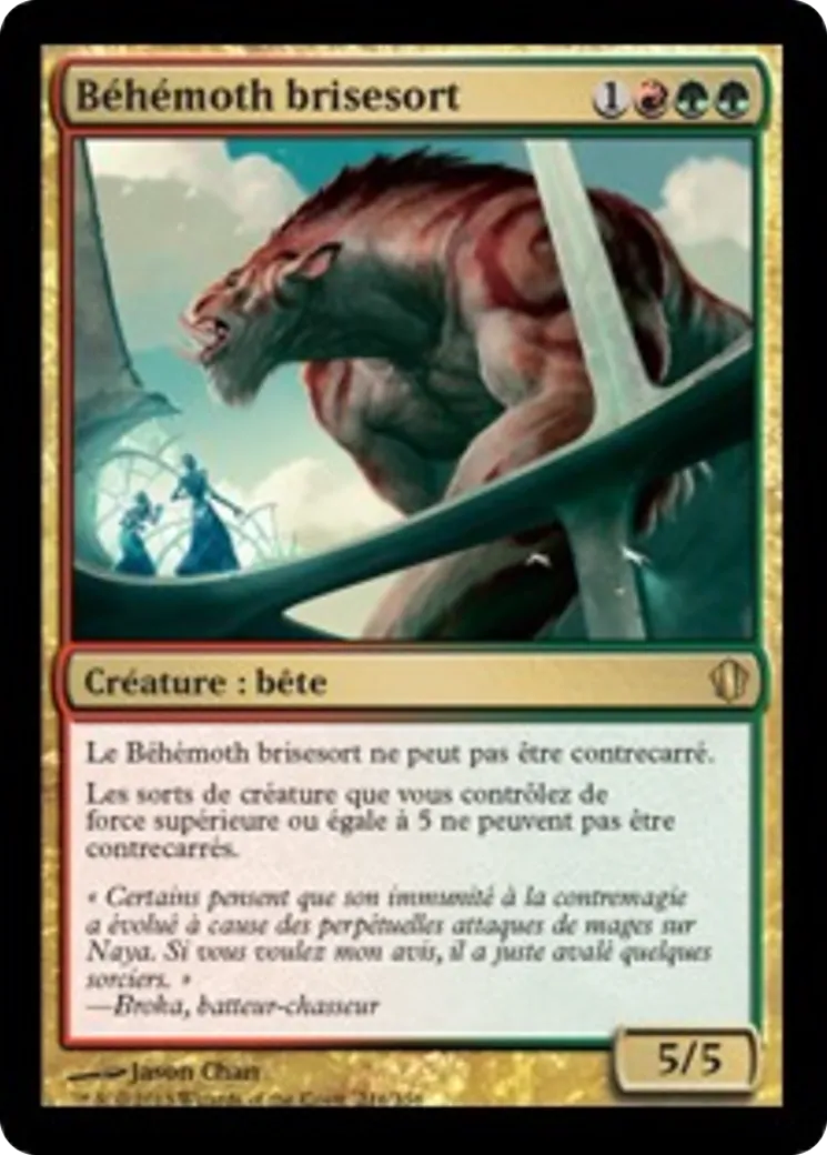 Béhémoth brisesort — Commander 2013 — Magic: The Gathering