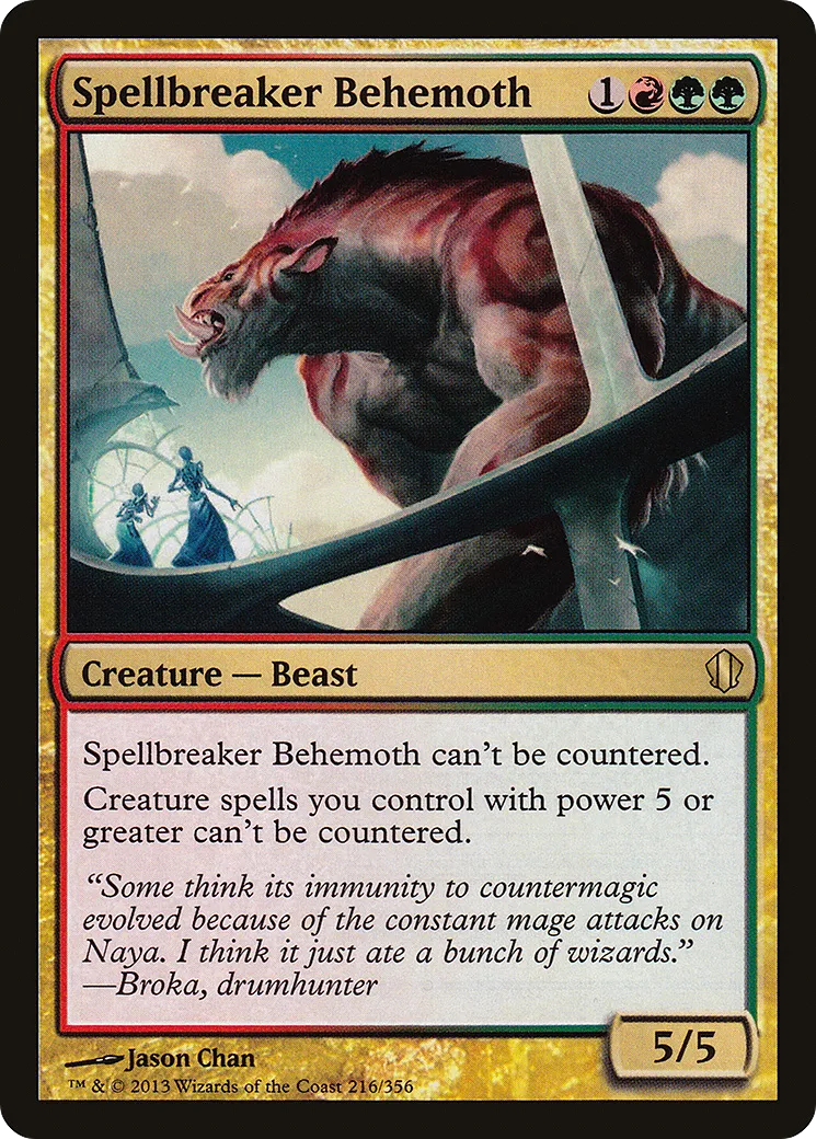 Béhémoth brisesort — Commander 2013 — Magic: The Gathering