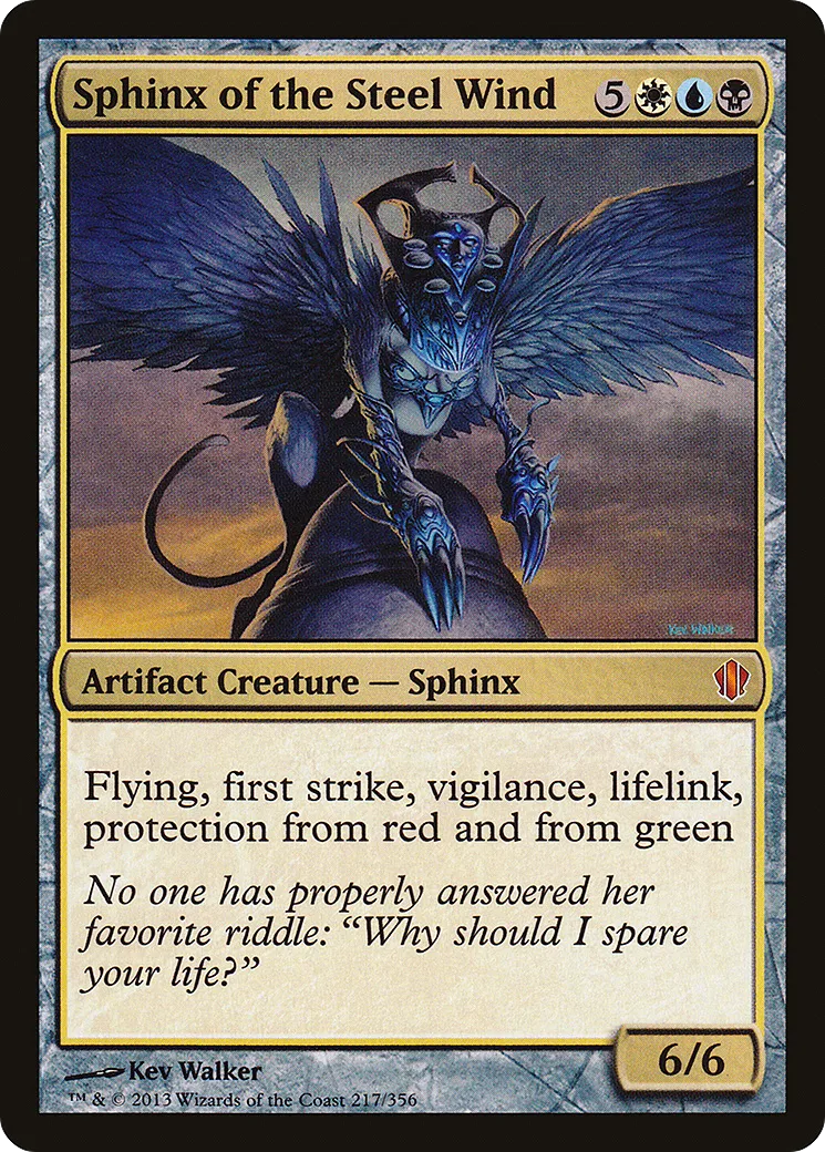 Sphinx of the Steel Wind — Commander 2013 — Magic: The Gathering