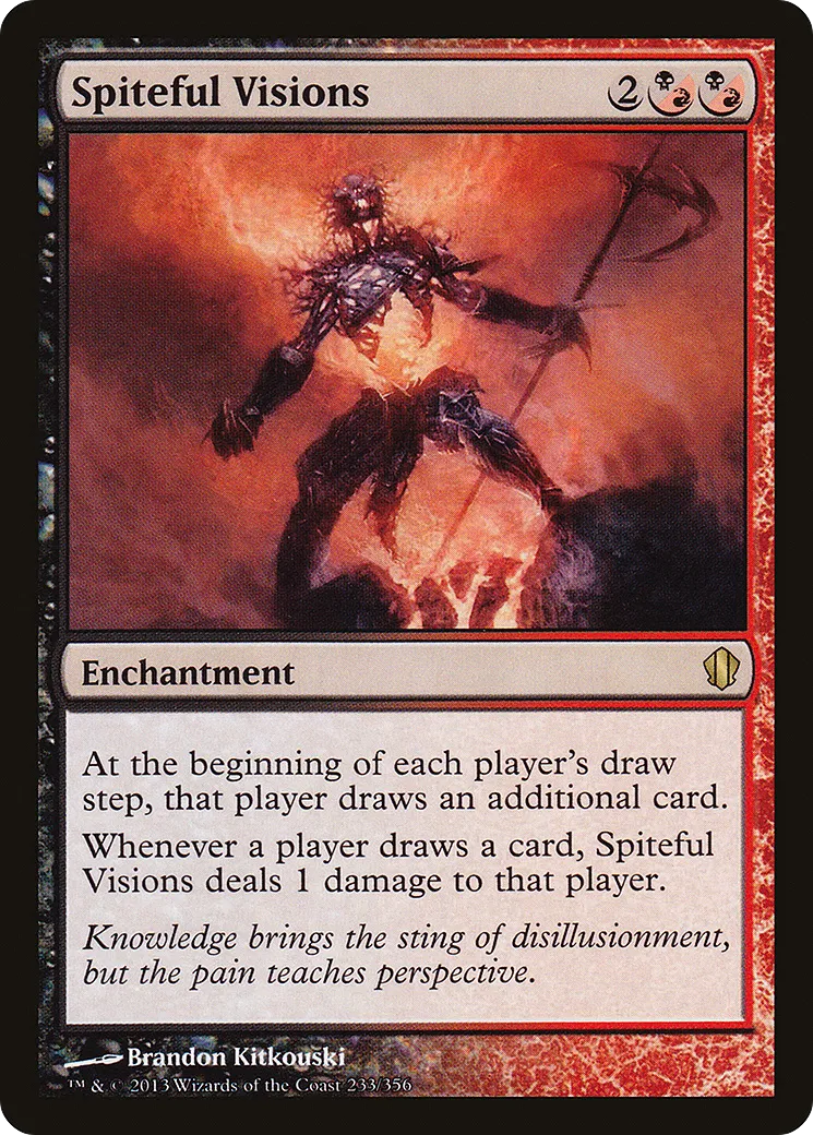 Spiteful Visions — Commander 2013 — Magic: The Gathering