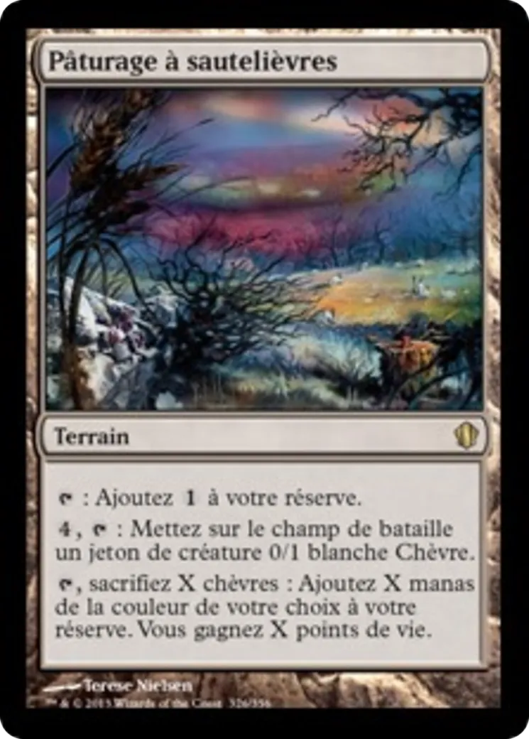 Pâturage à sautelièvres — Commander 2013 — Magic: The Gathering