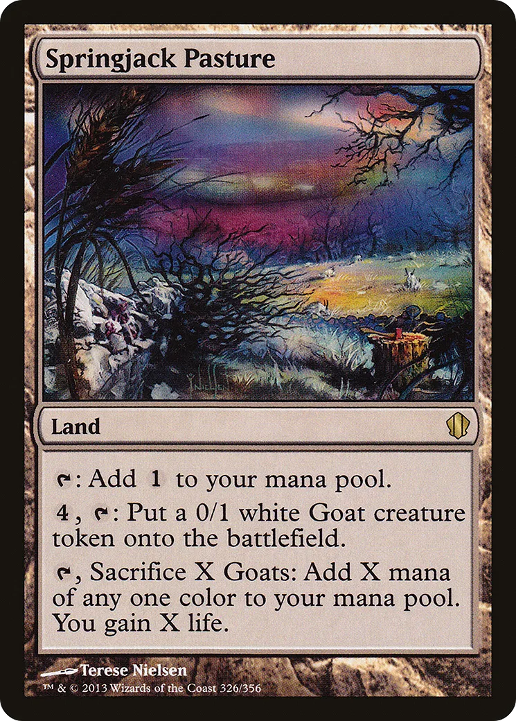 Springjack Pasture — Commander 2013 — Magic: The Gathering