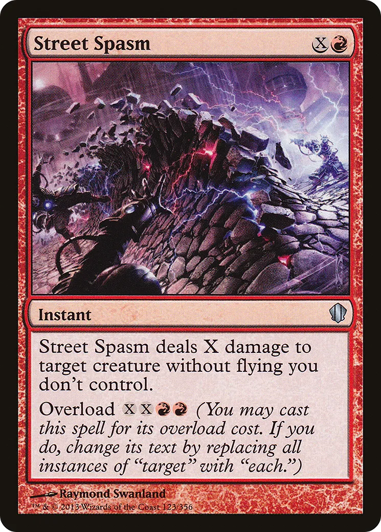 Street Spasm — Commander 2013 — Magic: The Gathering