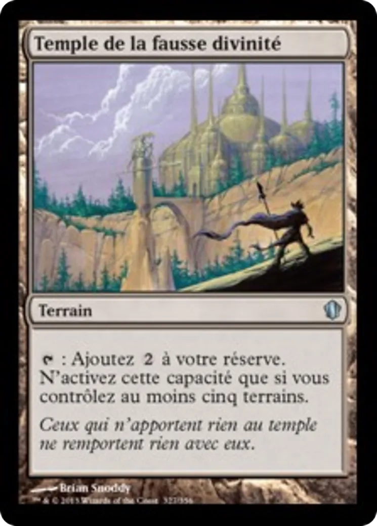 Temple de la fausse divinité — Commander 2013 — Magic: The Gathering