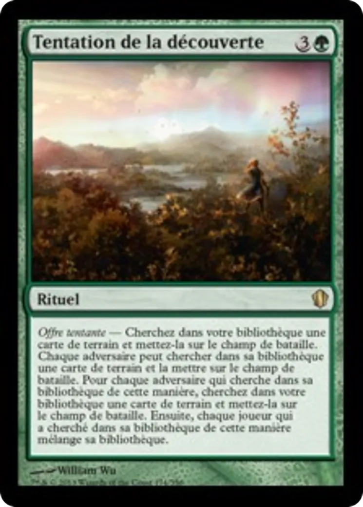 Tentation de la découverte — Commander 2013 — Magic: The Gathering