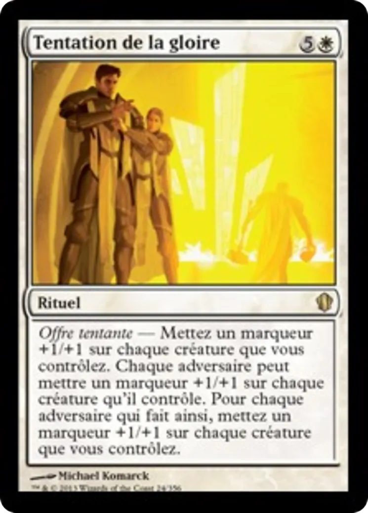Tentation de la gloire — Commander 2013 — Magic: The Gathering