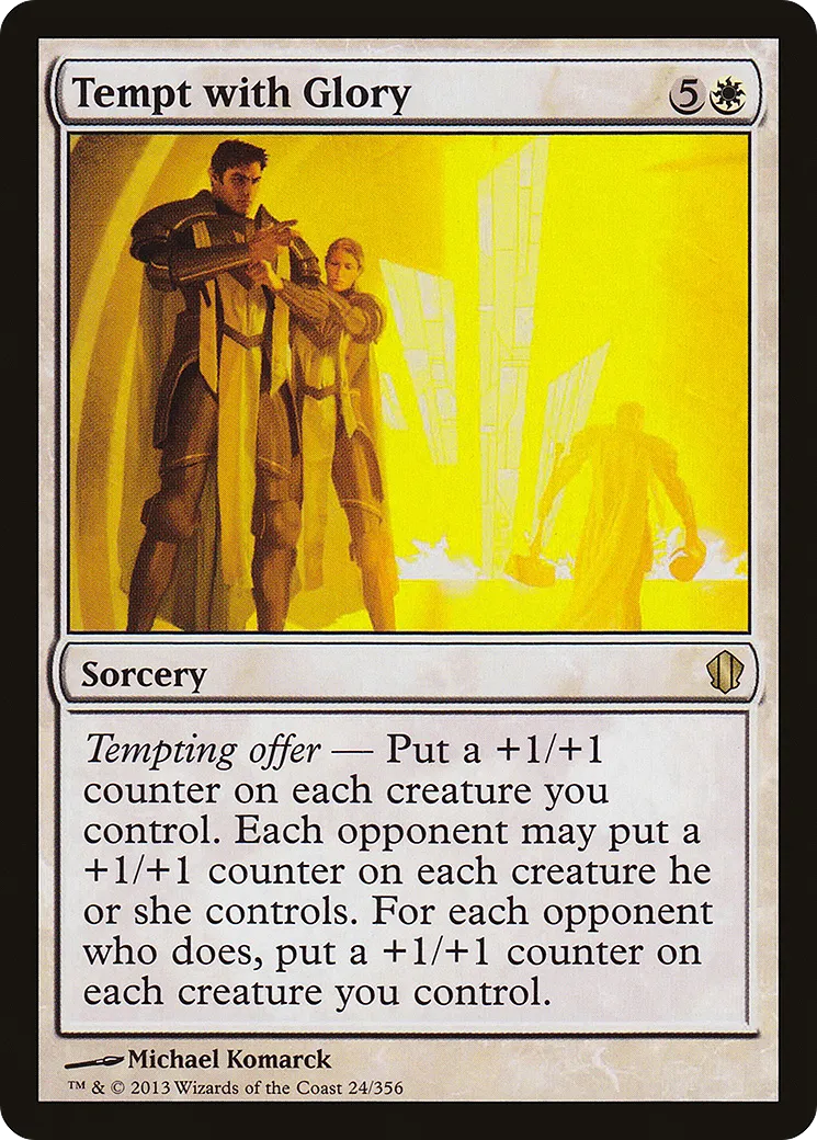 Tempt with Glory — Commander 2013 — Magic: The Gathering
