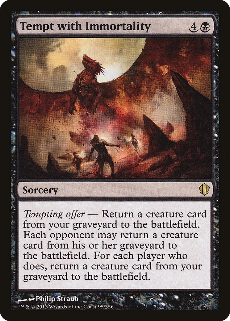 Tempt with Immortality — Commander 2013 — Magic: The Gathering