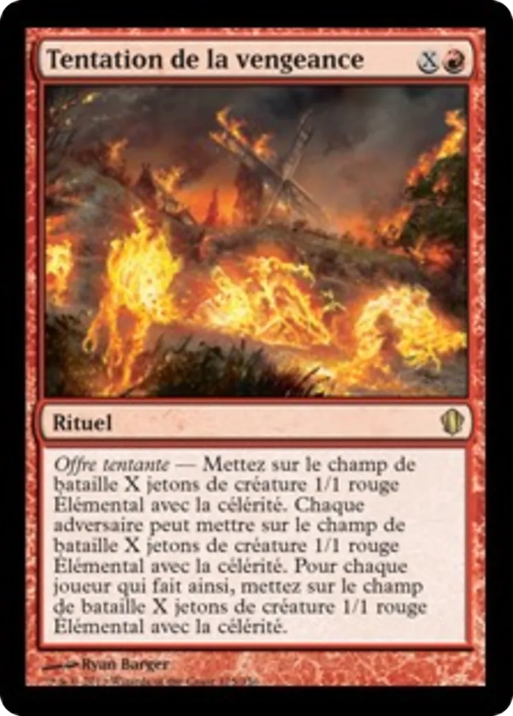 Tentation de la vengeance — Commander 2013 — Magic: The Gathering