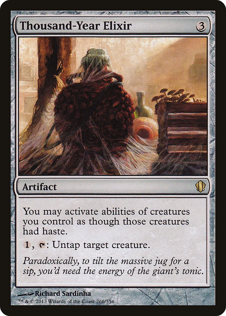 Thousand-Year Elixir — Commander 2013 — Magic: The Gathering