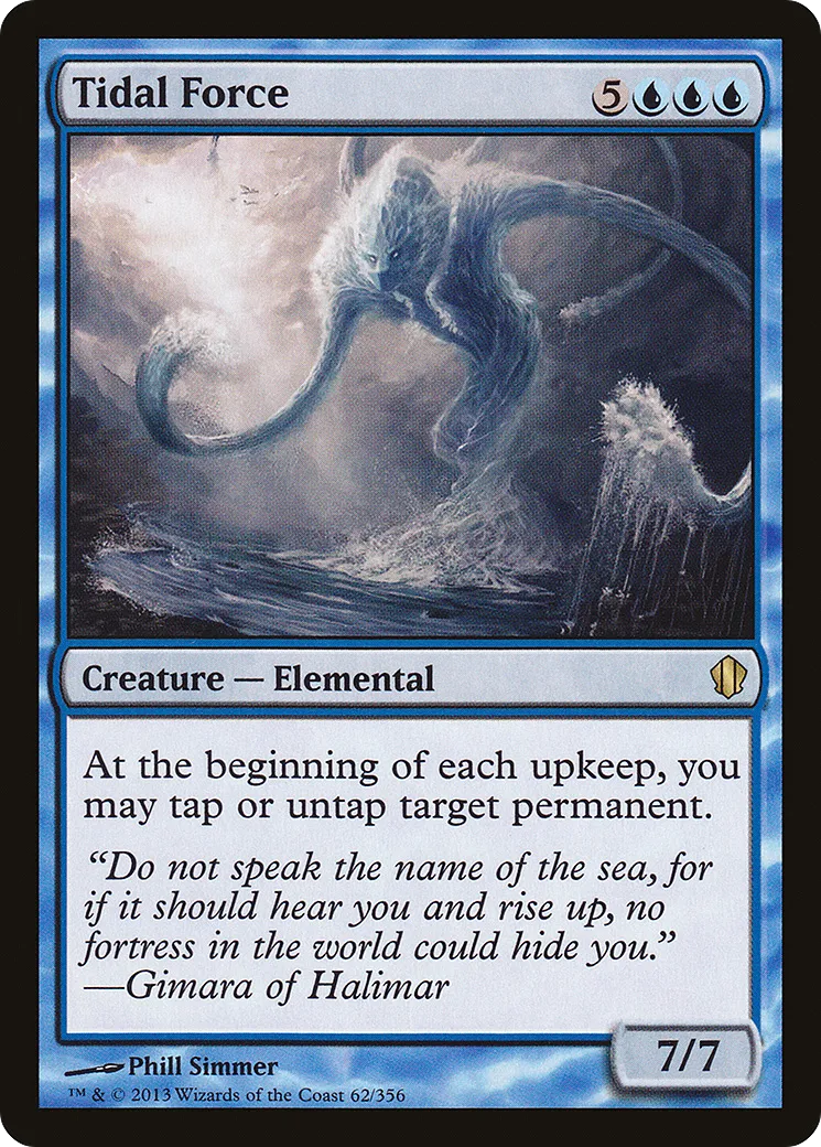 Tidal Force — Commander 2013 — Magic: The Gathering